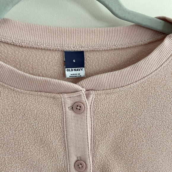 Old Navy Blush Pink Fleece - Picture 2 of 4